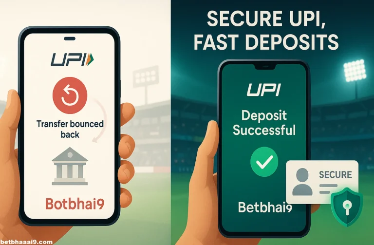 Safe UPI Deposits on Betbhai9